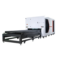 Machine de découpe laser à fibre ultra-rapide F3015DH Pro 1.5G-3G avec couvercle entièrement fermé, table d'échange, double écran et caméra de surveillance