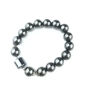 Custom Wholesale Natural Stone Hematite Loose Gemstone Beads Making Bracelets Necklaces For Jewelry