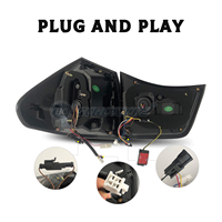 HCMOTIONZ feux arrière de voiture de haute qualité RX330 RX350RX 400h 2003-2009 DRL Start up Animation LED feux arrière pour Lexus RX