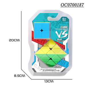 Cubo educativo para aliviar el estrés para niños, rompecabezas triangular, juguete - Product Image 6