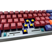 Clavier mécanique de jeu sans fil, touches PBT, clavier mécanique pour ordinateur de bureau, ordinateur portable, clavier d'ordinateur, PC
