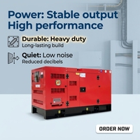 Générateur mobile silencieux sur remorque avec moteur diesel chinois Yangdong 30 kW, groupe électrogène diesel 30 kW