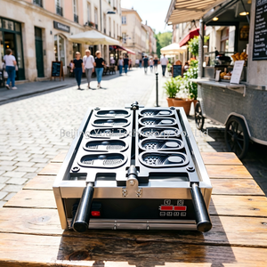 Máquina <span class=keywords><strong>para</strong></span> <span class=keywords><strong>Hacer</strong></span> Waffles Comercial de Acero Inoxidable Antiadherente <span class=keywords><strong>para</strong></span> Snacks, Pasteles y Galletas, Alta Productividad <span class=keywords><strong>para</strong></span> el Hogar o Restaurantes, 220V 110V - Product Image 2