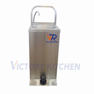 VICTORY KITCHEN Évier de lavage des mains extérieur à pédale en acier inoxydable 201 pour hôpitaux et blocs opératoires, modèle WTRS-4410 Shandong - Product Image 4