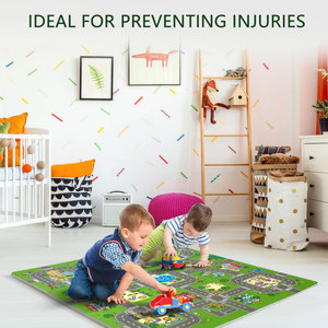 Wholesale Interlocking EVA Foam <strong>Mat</strong> 60x60cm Cartoon PE Film Soft Protective Jigsaw Floor Puzzle <strong>Mat</strong> for Training - Product Image 6