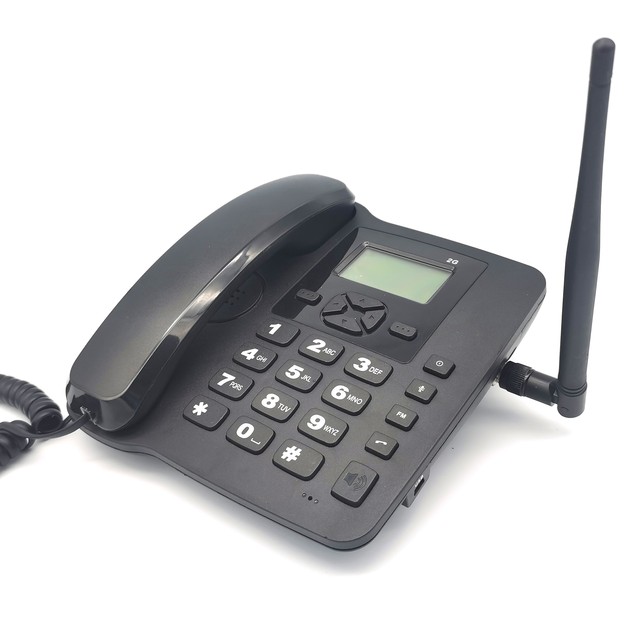 GSM916 Smart Cheapest 2G GSM Dual Sim Desk Phone Fixed Wireless Desktop Phone with FM Radio