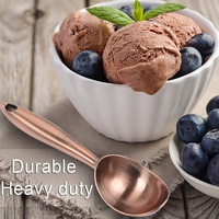 Cuillère à glace en métal cuivre Antique Offre Spéciale