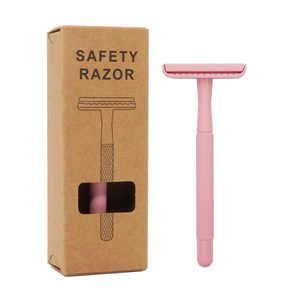 Maquinilla de Afeitar de Seguridad para Mujer de Alta Calidad, Ecológica, con Mango de Latón, Color Menta, 5 Recambios de Cuchillas de Acero Inoxidable <span class=keywords><strong>ENMU</strong></span> - Product Image 3