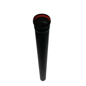 Nero Verniciato a Polvere <span class=keywords><strong>Stufa</strong></span> A Pellet di Scarico Canna Fumaria - Product Image 1