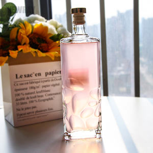 Newray Creative Rectangulaire <span class=keywords><strong>50</strong></span> <span class=keywords><strong>cl</strong></span> Bouteille De Vodka Bouteilles De Whisky <span class=keywords><strong>En</strong></span> <span class=keywords><strong>Verre</strong></span> Avec Bouchon De Liège Pour Vin De Liqueur - Product Image 3