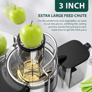 Extractor de Jugos Multifuncional 4 en 1 de Boca Ancha para Zanahorias y Vegetales, Licuadora Comercial de Frutas Frescas - Product Image 2