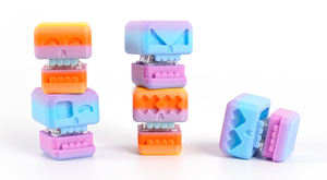 Vashine 3D imprimé coloré PLA squelette bouton faire face avec 3D imprimé Stress décoration jouet bouton poussoir commutateurs créativité Toi - Product Image 2