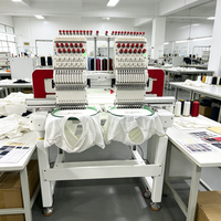 Machine à broder les casquettes haute performance à 12 aiguilles pour la fabrication de casquettes de sport