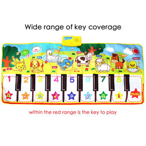 Tapis de Piano de Grande Taille Tapis de Clavier de Piano Musical pour Enfants avec 8 Instruments Sons <span class=keywords><strong>Musique</strong></span> Danse Tapis de Jeu Tactile - Product Image 3
