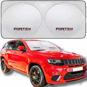 Pare-soleil de voiture pliable personnalisé QM à bon prix pour sublimation, idéal pour la publicité extérieure sur pare-brise - Product Image 1