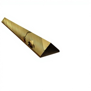 LL412 โปรไฟล์กันกระแทกมุมรูปตัว L คุณภาพสูง ผลิตตามสั่ง ทนทาน กันน้ำ ทำจากสแตนเลสสตีลสีทองขัดเงา สำหรับอพาร์ทเมนต์ - Product Image 1