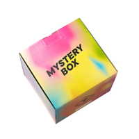 Impression Personnalisée Vide Papier Carré Coffret Cadeau Mystère Jouets Gadgets Surprise Électronique Emballage Boîte Mystère Aléatoire