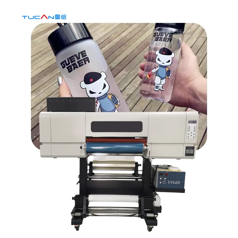 UV dtf sticker printer AB dtf film printer printing Machine for phone case digital UV 60cm dtf printer machine