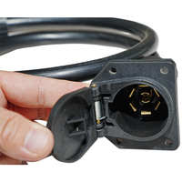 XINZHIRAN TC413 Adaptateur de connecteur de remorque à installation rapide à 4 voies à 7 lames avec câble de remorque