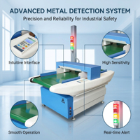 Detector de Agujas para Cintas Transportadoras Averguard VND-602 con Pantalla LCD, Sensibilidad a Agujas Rotas de 0.8mm, Clasificación IP54, Ethernet, Metal, Acero Inoxidable