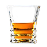 Verre à whisky épais à base épaisse réutilisable et durable de style ancien, 10 oz, classique avec emballage personnalisé