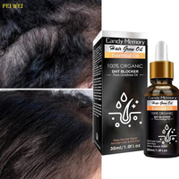 Sérum de croissance capillaire DHT Blocker à la caféine et à la biotine, huile de croissance capillaire de qualité, marque privée, vente en gros, biologique et naturel