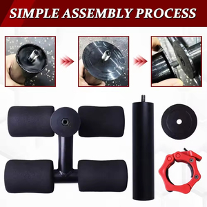 Macchina per polpaccio professionale ginocchia sopra le dita dei piedi attrezzature per l'allenamento della forza stinco caviglie polpacci misura 1 e 2 piastra di peso - Product Image 3