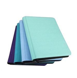 Classeur de cartes à collectionner Vault X 12 poches personnalisable avec fermeture éclair, capacité 480 cartes, en matériau Exo-Tec premium, 20 pages à chargement latéral, pour cartes sportives - Product Image 3