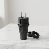 Prise Industrielle Étanche R012-SS Personnalisable, Fiche et Prise IP54 16A Résistantes au Froid et Anti-Chute pour Utilisation Extérieure