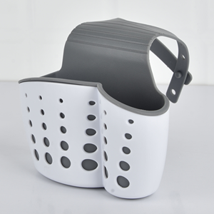 Oferta Especial: Estante de Almacenamiento de Cocina de Plástico Ajustable con Botón, Escurridor de Cubiertos para Fregadero, Soporte Vertical para Esponjas y Utensilios - Product Image 1