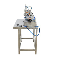 Machine de remplissage horizontale semi-automatique à tête unique pour pâtes, miel liquide, crèmes et autres boissons/crèmes