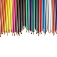 Crayons de couleur en plastique en forme d'engrenage - 18 couleurs/boîte (personnalisables) non solubles, certifiés ASTM et EN71 ISO, vente directe d'usine