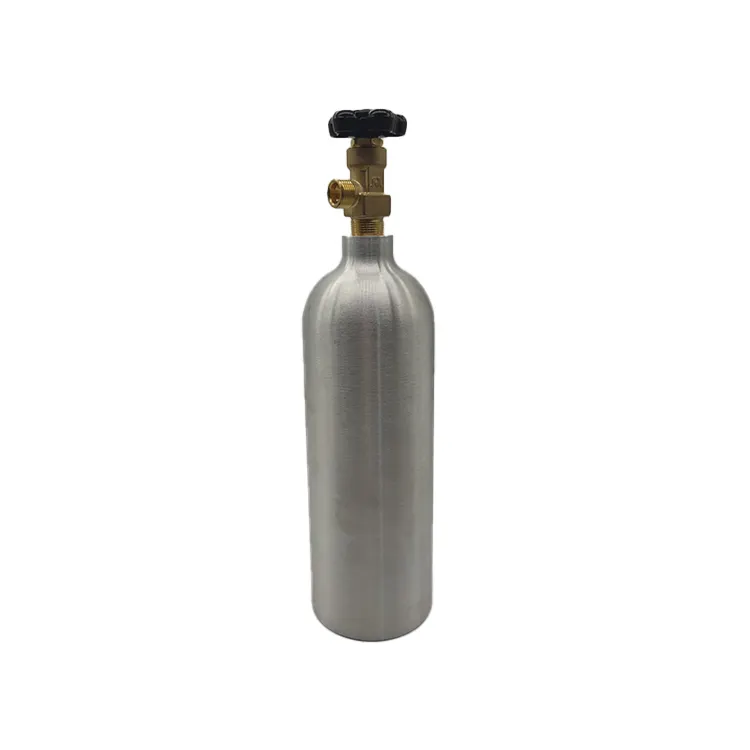 1L 2L 4L 8 लीटर खाली ऑक्सीजन गैस सिलेंडर 150 बार बिक्री के लिए चिकित्सा ऑक्सीजन सिलेंडर