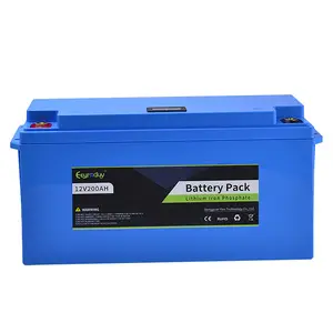 LiFePO4-paquete de baterías de litio de 12V, 24V, 48V, 60V, 72V, 96V, 50Ah, 100Ah, 200Ah, 250Ah, 300Ah, baterías de golf de plomo ácido de repuesto