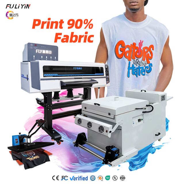 Fast Shipping Dtf Printer Any Fabric Printing A2 A3 Dtf Printer Printing Machine 60cm With Shaker Powder Machine