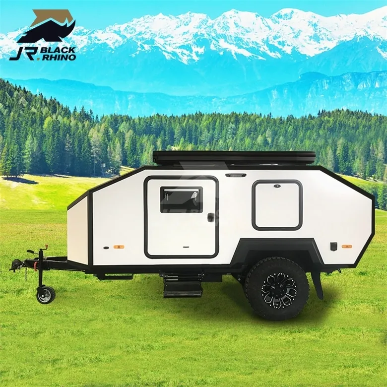 2023 nóng bán 4 người Mini Motorhome RV Caravan 4WD sang trọng Pop Top Caravan offroad cắm trại