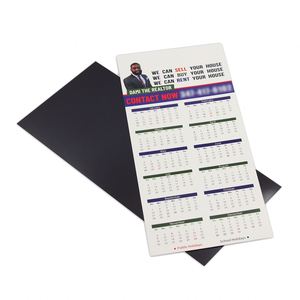 Aimant de réfrigérateur promotionnel pour l'immobilier, aimant personnalisé avec calendrier et tableau blanc, vente en gros - Product Image 3
