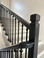 2026 Garde-corps d'escalier en aluminium anti-corrosion, facile à assembler, pour intérieur et extérieur, fabrication en gros sur mesure