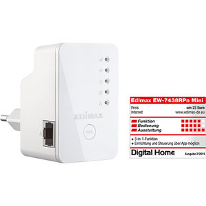 Adattatore WLAN a LAN "EDIMAX WLAN-Repeater EW-7438RPn" - Product Image 1