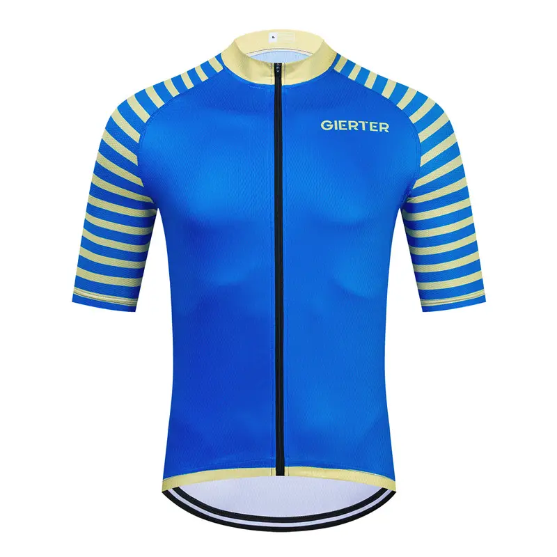 Pro Team – Maillot de cyclisme respirant pour homme, Maillot d'été à séchage rapide