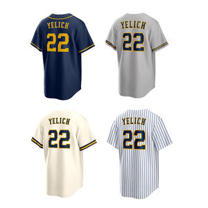 Para <span class=keywords><strong>Chicago</strong></span> for <span class=keywords><strong>Cubs</strong></span> <span class=keywords><strong>Baseball</strong></span> & Softball Conjunto de Jersey de poliéster transpirable para hombres y mujeres Estilo liso Tallas grandes Camisas deportivas - Product Image 1