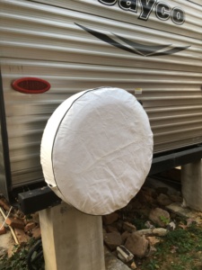 Cubierta de neumático de repuesto impermeable, Material de vinilo de PVC, para caravana, ATV, remolque de viaje, cubierta de rueda para todo tipo de clima, protege los neumáticos - Product Image 5