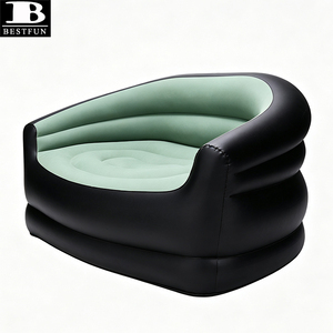 Canapé gonflable vert menthe robuste de luxe, double, pour <span class=keywords><strong>l</strong></span>'extérieur, les voyages en voiture, la <span class=keywords><strong>plage</strong></span>, le jardin - Product Image 5