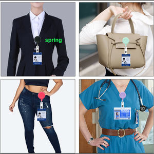 बैज रीटेल धारक रिट्रेटेबल आईडी क्लिप नर्स का नाम कार्ड प्यारा मजेदार मजेदार एनीमे कार्टून मेडिकल डॉक्टर शिक्षक छात्र एब्स - Product Image 4