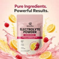 Poudre de boisson électrolytique Qbioflex, directement de l'usine, mélange d'électrolytes énergétiques, 200g, hydratation quotidienne, poudre d'électrolytes pour adultes