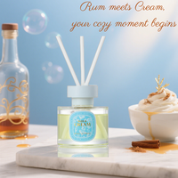 Diffuseur de parfum à rose Arraincosm pour la Saint-Valentin, huile parfumée, bâtonnets de roseau, flacon en verre, sans feu, sans sulfate, longue durée