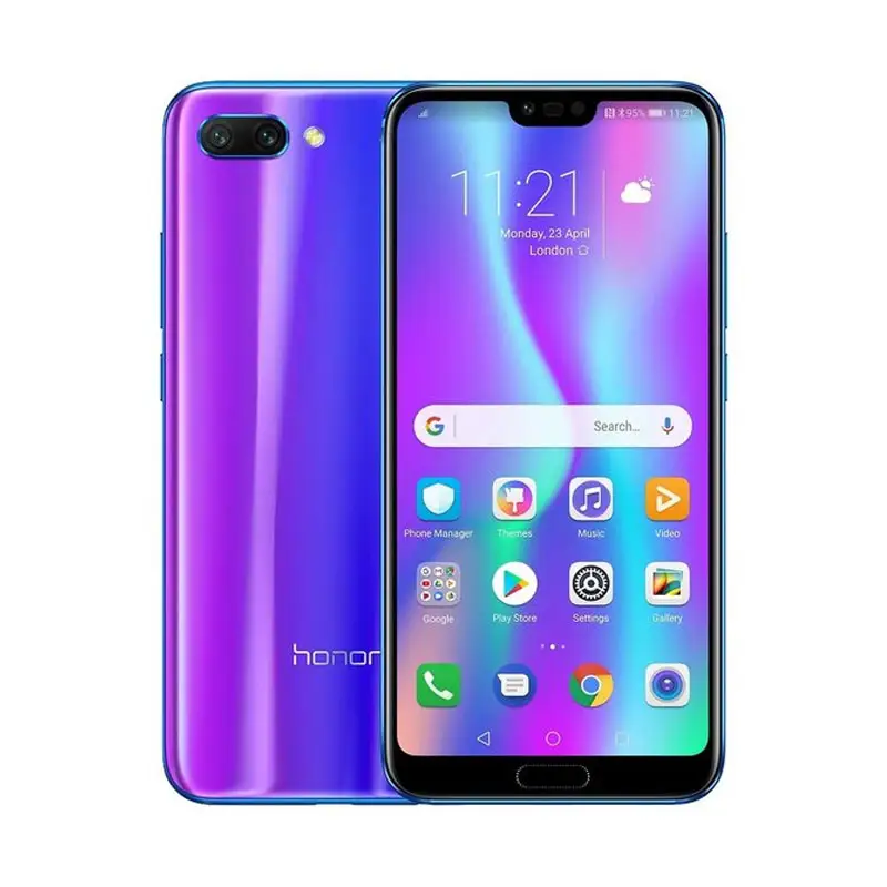 Vendas de fábrica de telefones celulares usados, estilo quente, baratos, para venda, telefones celulares usados para Huawei Honor 10