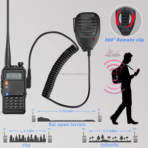 Radio bidirectionnelle professionnelle longue portée 50 km, talkie-walkie pour radio <span class=keywords><strong>CB</strong></span> double bande UV-10R, 6W, batterie 2500-3000mAh, VHF/UHF, USB - Product Image 4