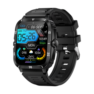 2024 New KT71 Smartwatch IP68 không thấm nước bơi dài chờ theo dõi sức khỏe bền đồng hồ thể thao - Product Image 1