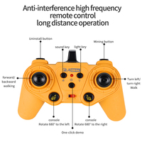 Jouets d'excavatrice RC en alliage à 11 canaux, 1:20, 2.4G, véhicule d'ingénierie télécommandé avec lumière et musique, cadeau d'anniversaire, chargeur inclus